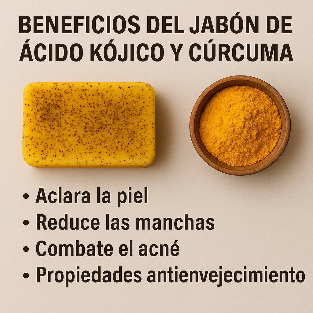 Jabón de Ácido Kójico y Cúrcuma